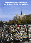 Allons sceller notre amour &agrave; Paris
